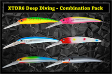 XTackle 6" Deep Diving Crankbait - Standard Combination Pack