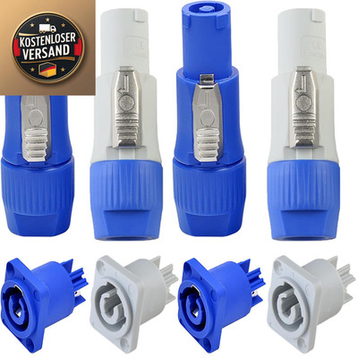 Powercon Stecker Set 3 Polig Neutrik Powercon Adapter Buchse Kabelverbinder