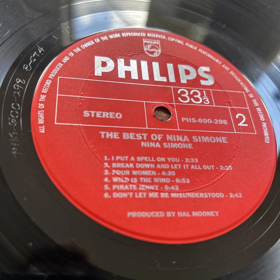 The Best Of Nina Simone Vinyl LP US 1969 Pressing In SHRINK Complete W/Sleeve! - Image 4 of 4