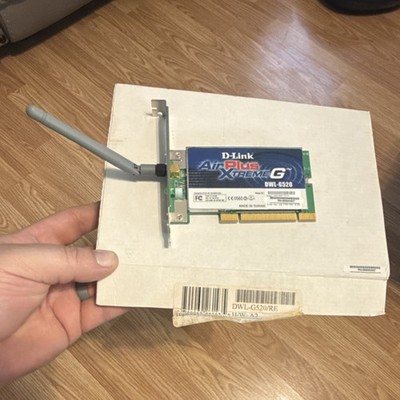 D-Link AirPlus Xtreme G DWL-G520 Wireless PCI Network Card 108 Mbps 1 Port