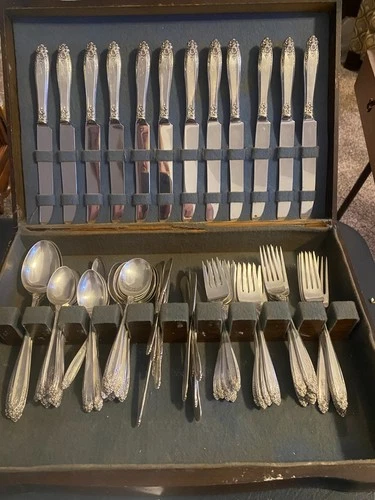 Vintage International Sterling Silver "Prelude" Flatware Set 79piece 3315g