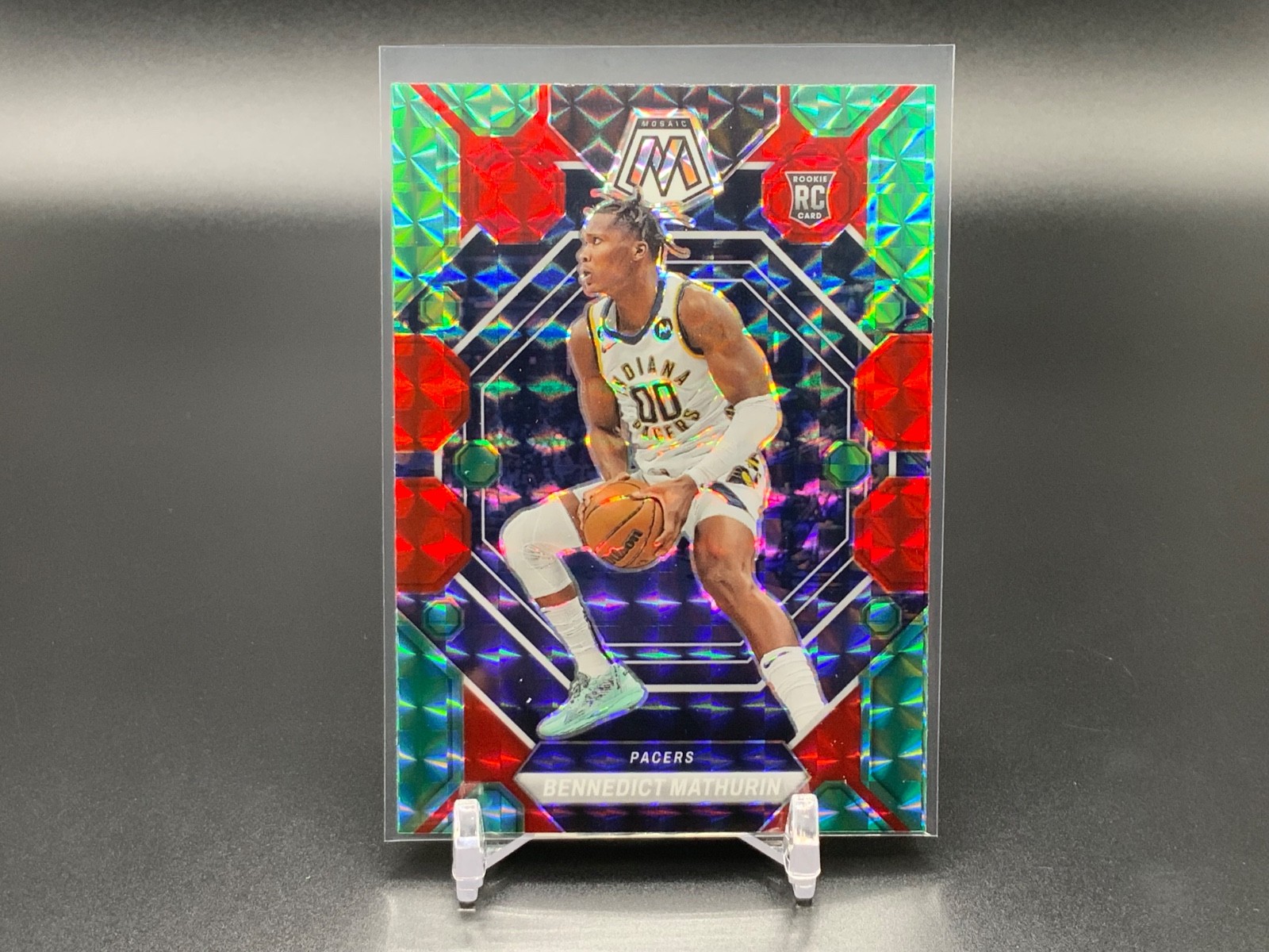 2022-23 Panini Mosaic Bennedict Mathurin Choice Red Green RC GRC1422