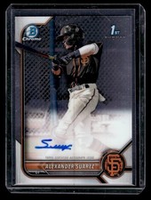 2022 Bowman Chrome #CPA-ASR Alexander Suarez Prospect Autographs