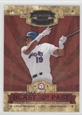 2004 Donruss Throwback Threads Blast from the Past 452/1500 Juan Gonzalez 0a1
