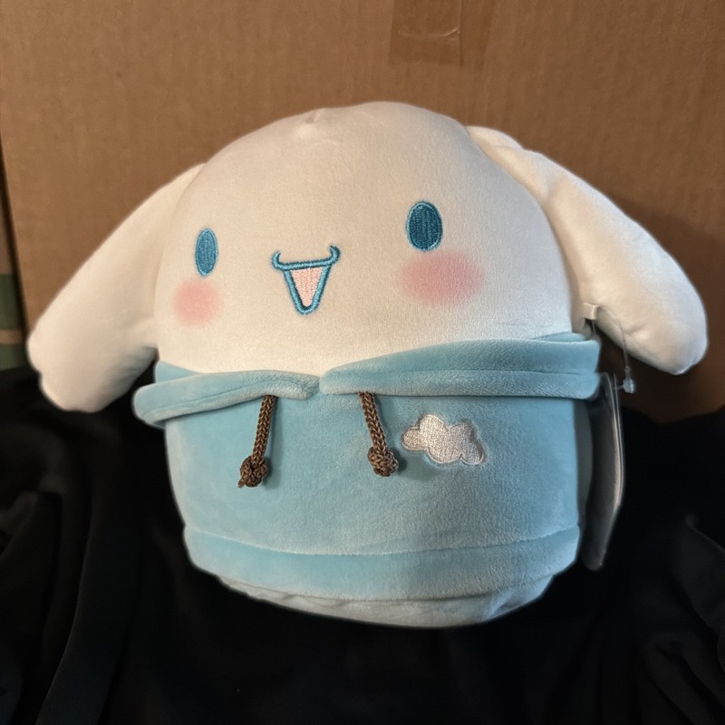 Original Squishmallows Hello Kitty And Friends Cinnamoroll in Hoodie 8" Plush