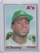 1970 Topps Baseball #584 Al Downing - Oakland Athletics