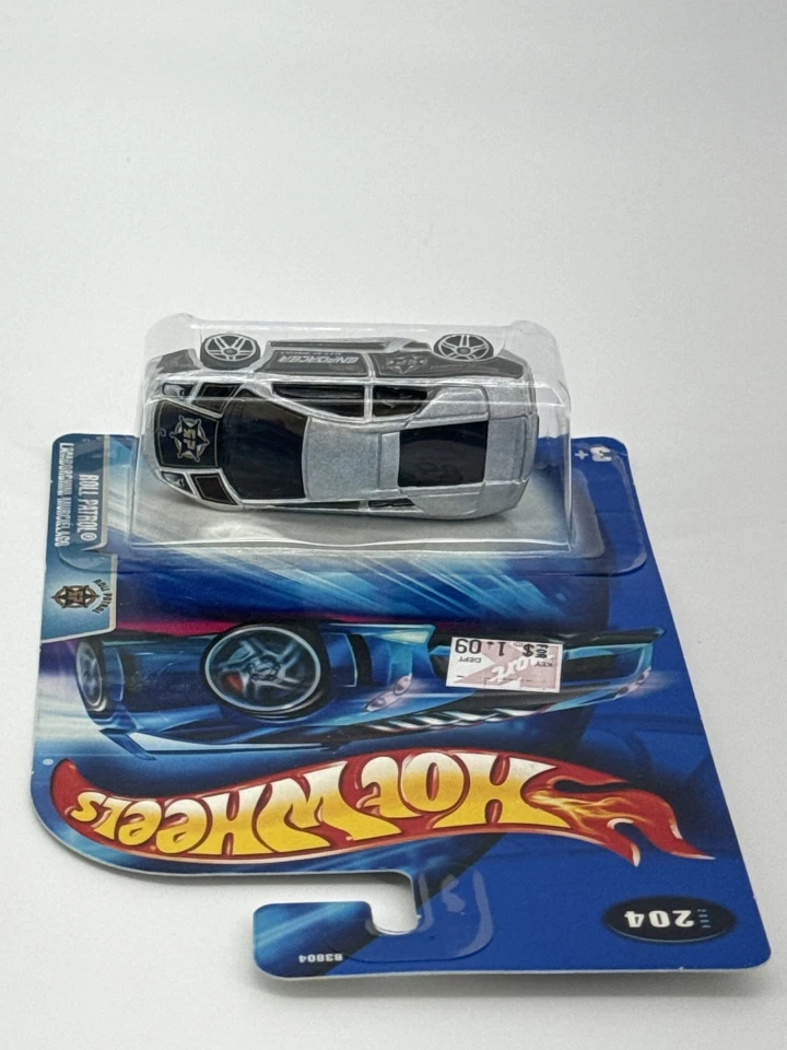 Coche diecast vintage 2004 Hot Wheels Roll Patrol Lamborghini Murcielago nuevo Foto 3 de 4