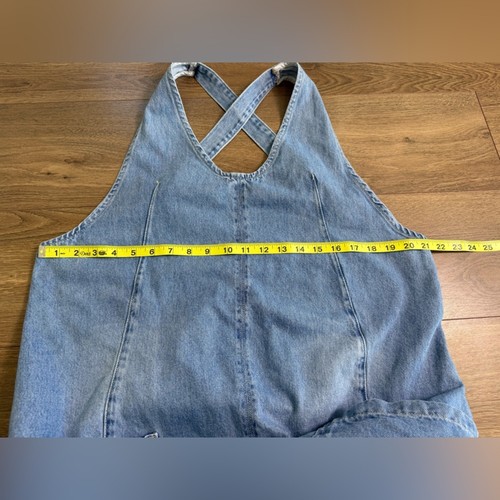Free People We The Free tuta high roller harem denim salopette taglia large - Foto 13 di 15