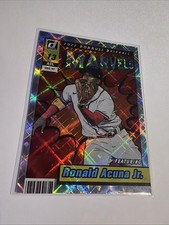 Ronald Acuna Jr. 2022 Donruss Marvels Diamond #4 Atlanta Braves MINT RARE MVP