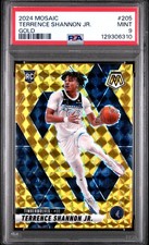 2024 PANINI MOSAIC GOLD #205 TERRENCE SHANNON JR. 7/10 PSA 9