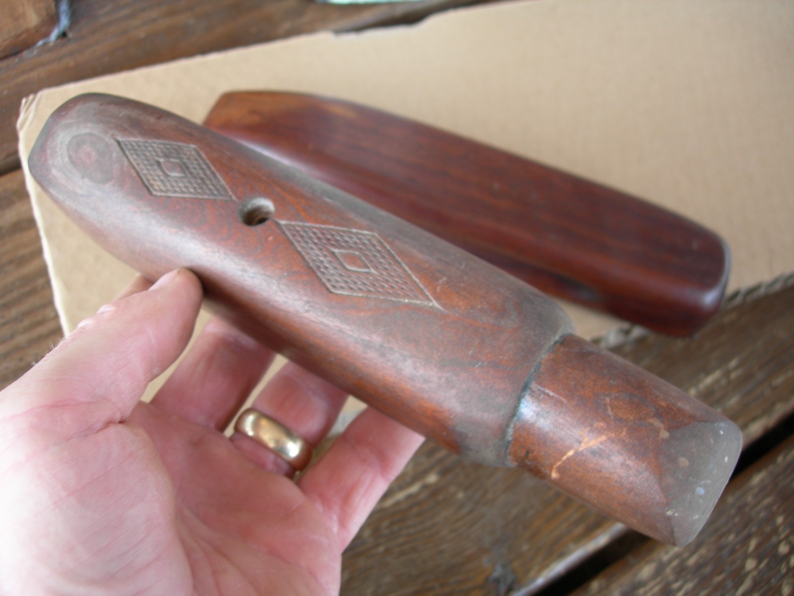 Single Barrel Shotgun  Forend Lot  Savage stevens  Unknown lot of 2  wood only