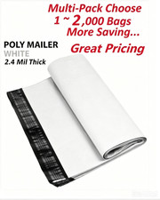 1 100 200 500 1000 2000 12x15.5 Poly Mailers Shipping Envelopes Self Seal Bags