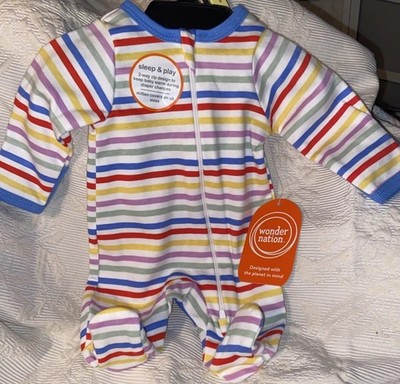 Preemie Baby Sleep & Play Fleece Bodysuit 2 Way Zip One Piece Pajamas