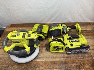 PARTS OR REPAIR ONLY Lot of RYOBI Tools Non working lot of #6