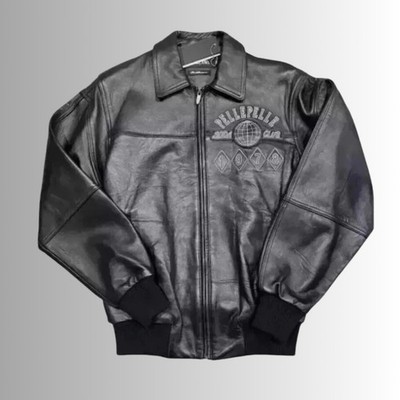 ジャケット・アウター marc buchanan pelle pelle leather jkt Men's Pelle Pelle Marc Buchanan Soda Club Leather Jacket | Genuine