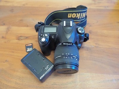 Nikon D50 CCD DSLR mit Sigma 18-50mm/3.5-5.6 DC D