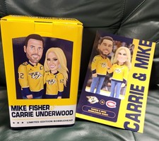 Mike Fisher & Carrie Underwood Nashville Predators Bobblehead - UNTOUCHED