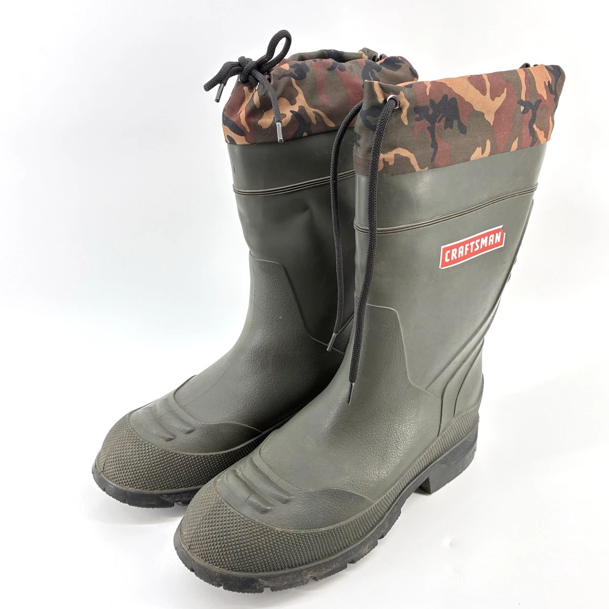 NWT Men\'s 13 CRAFTSMAN Mason Brown Leather Steel Toe Waterproof Work Boots Craftsman Men main image 2