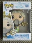 Funko POP King Triton action figure vinyl figure Disney #1365 The Little Mermaid