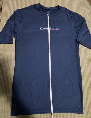 O'Neill Basic Skins Men's XL Shirt Rash Guard 50+UPF Surfing Logo Dark Navy Blue