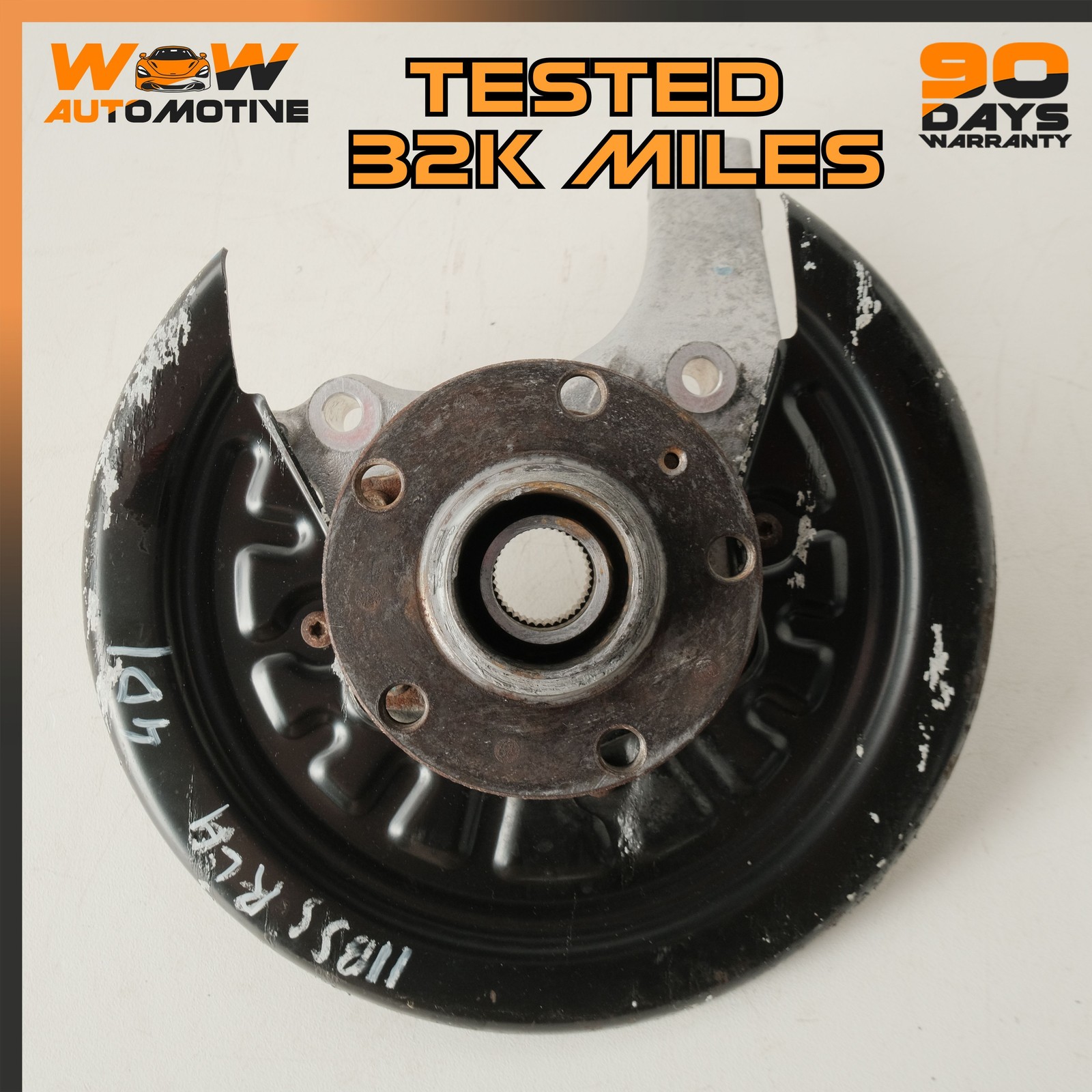 04-13 BENTLEY CONTINENTAL SUPERSPORTS GT REAR LEFT SPINDLE KNUCKLE HUB OEM