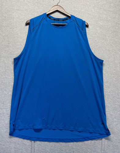 Russell Dri-Power 360 Tank Top Herren XL blau Seitenschlitz feuchtigkeitsableitend sportlich - Bild 1 von 7
