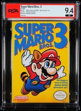 Super Mario Bros 3 NES - Complete in Box (CIB) - PSA Graded 9.4