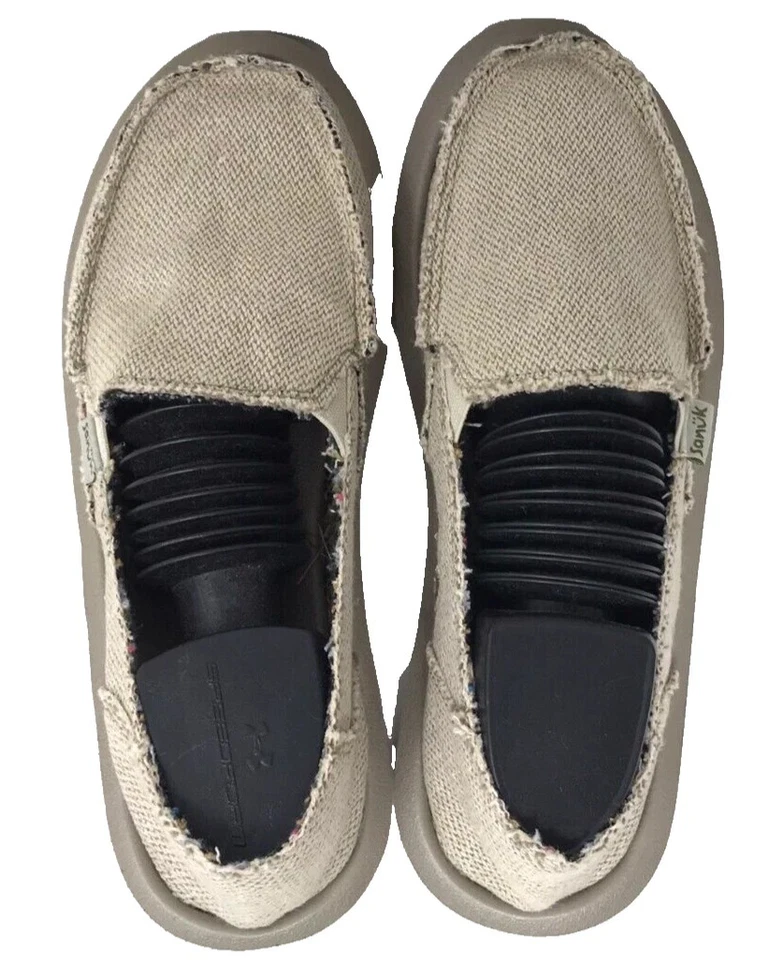 Туфли прогулочные женские Sanuk Donna комфортные без шнуровки натуральные размер: 9 121A - Изображение 3 из 4