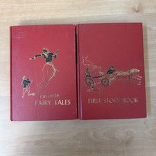 The Children's Hour Vol 1 & 2 Favorite Fairy Tales HC 1953  by Carol Ryrie Brink