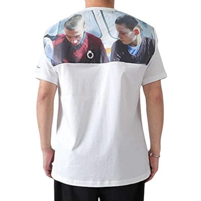Raf Simons Fred Perry Tap Photographer Gavin Watson SS20 White T Shirt Size S