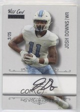 2023 Wild Card MATTE White - Silver Foil /25 Josh Downs Rookie Auto RC 03j5. rookie card picture