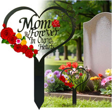Grave Decorations for Cemetery, Cemetery Decorations for Grave Mom Dad,Memorial