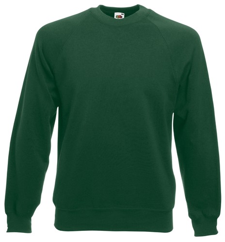 Fruit of the Loom Classic Mens Raglan Sweatshirt Sweat Jumper Pullover 622160 - Picture 10 of 13