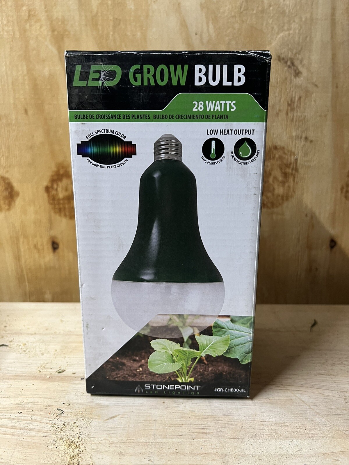 Stonepoint LED Lighting High Output Grow Bulb E26 Standard Edison 28 Watts for sale online eBay