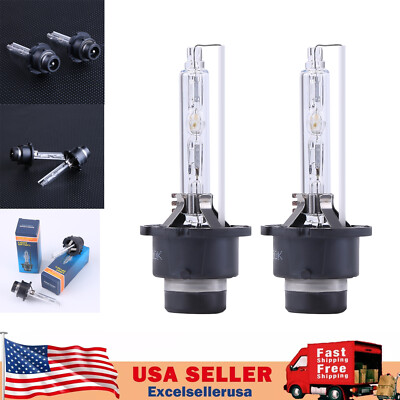 New Set of 2 6000K D2S D2R D2C HID Xenon Bulbs Factory Headlight HID Replacement