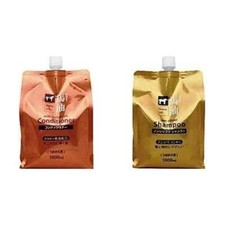 Kumano oil horse oil shampoo 1000ml  horse oil conditioner 1000ml refill Japan