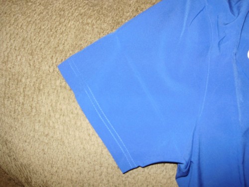 NIKE Dri-Fit Coaches Sideline DV6749-481 Blue White Golf Polo Shirt Men's Medium - Picture 5 of 10