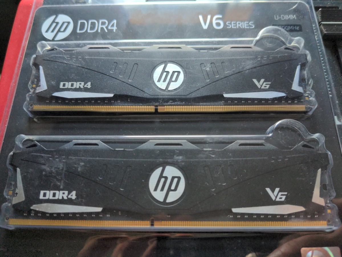 HP 16GB (8GB * 2) V6 DDR4 1Rx8 PC4 3200 COMPUTER DESKTOP RAM