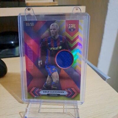 Eidur Gudjohnsen 2022-23 Topps Chrome FC Barcelona Silver