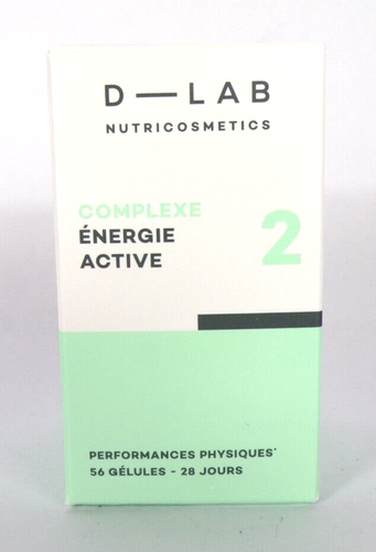 Complexe Énergie Active D-LAB – 56 Gélules – Expédition Juin 2026 – Complément Alimentaire Neuf