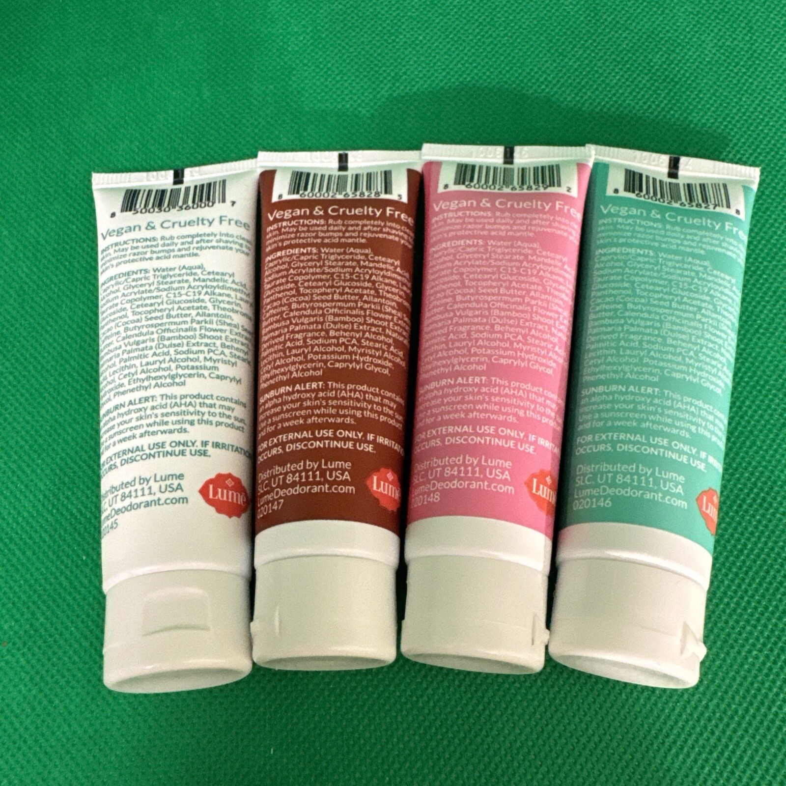 LUME PICK FROM 4 DIFFERENT SCENTS TRAVEL/TRIAL SIZE BODY BUTTER 1 OZ 48