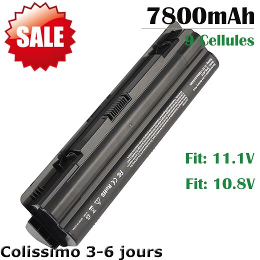 Batterie Dell XPS L502X 7800mAh pour le travail nomade