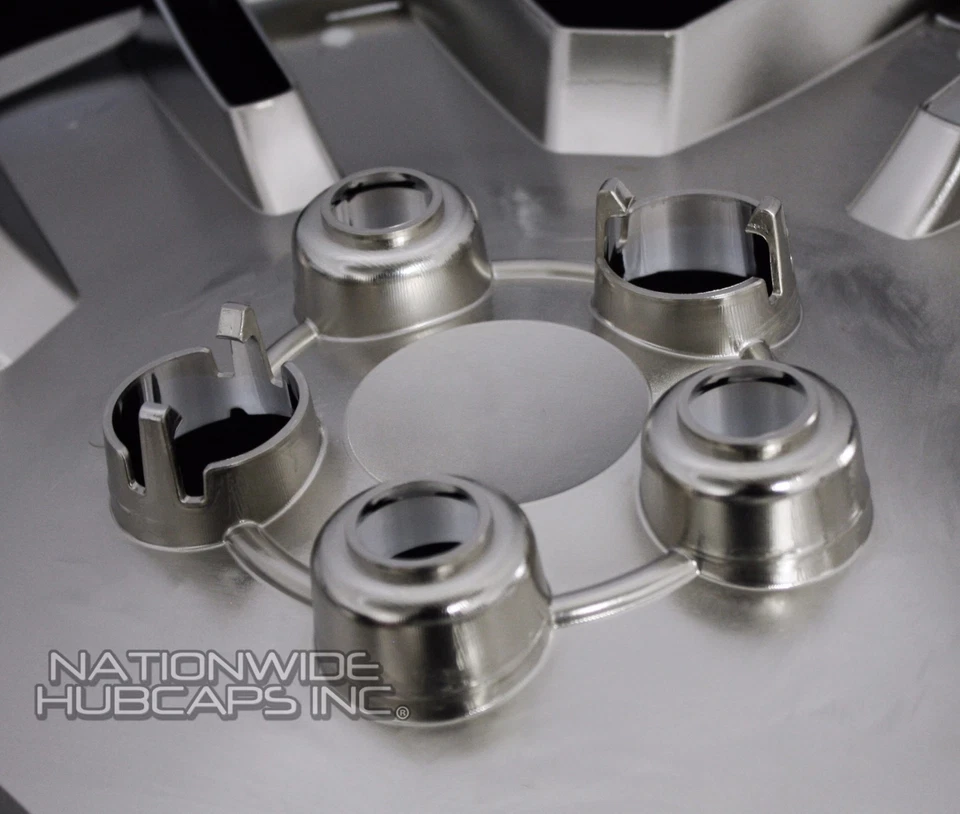 Cubiertas de rueda de llanta 4 para Dodge Avenger Calibre 07-14 cromadas 17" atornilladas Foto 4 de 4