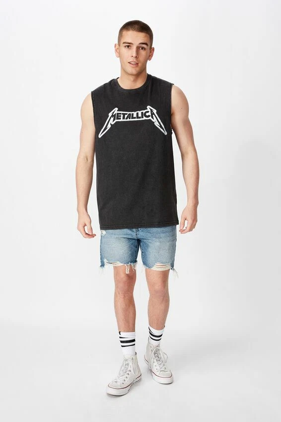 metallica mens tank