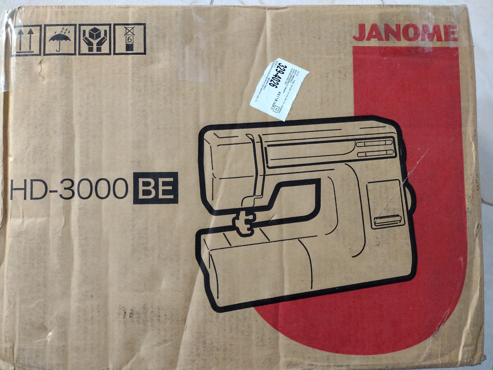 Janome HD3000 Black Edition Heavy Duty Sewing Machine + 6 Piece Deluxe