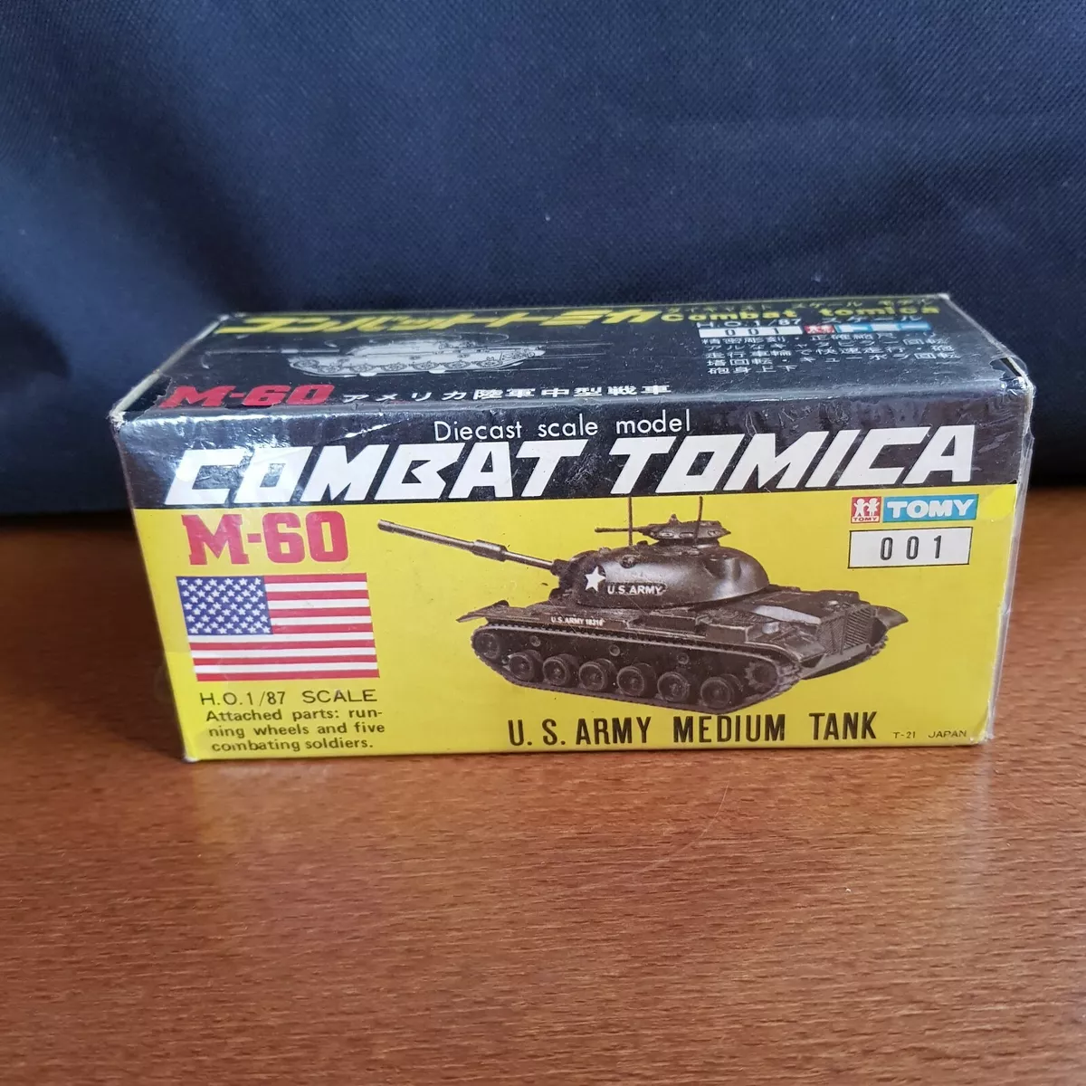 TOMY トミー コンバットトミカ M-60 001 1/87-
