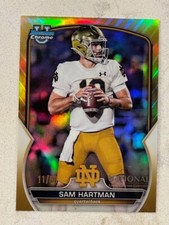 SAM HARTMAN 2023 Bowman Chrome University National GOLD Refractor # 11/50