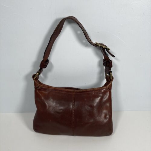 Vintage Coach Bleecker H0769-11415 Brown Leather Hobo Shoulder Handbag Purse - Picture 1 of 16