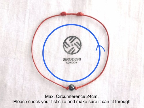 Handmade Adjustable Red String Kabbalah Hematite Gemstone Bracelet LUCK PROTECT - 第 5/6 張圖片
