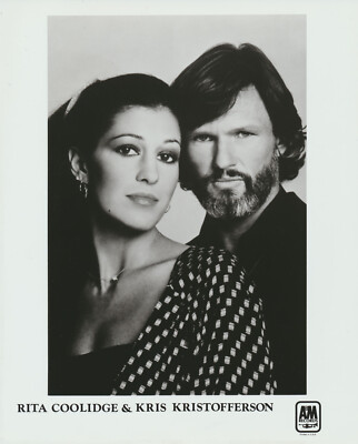 Rita Coolidge / Kris Kristofferson - 1980s [USA] - Publicity Press Photo